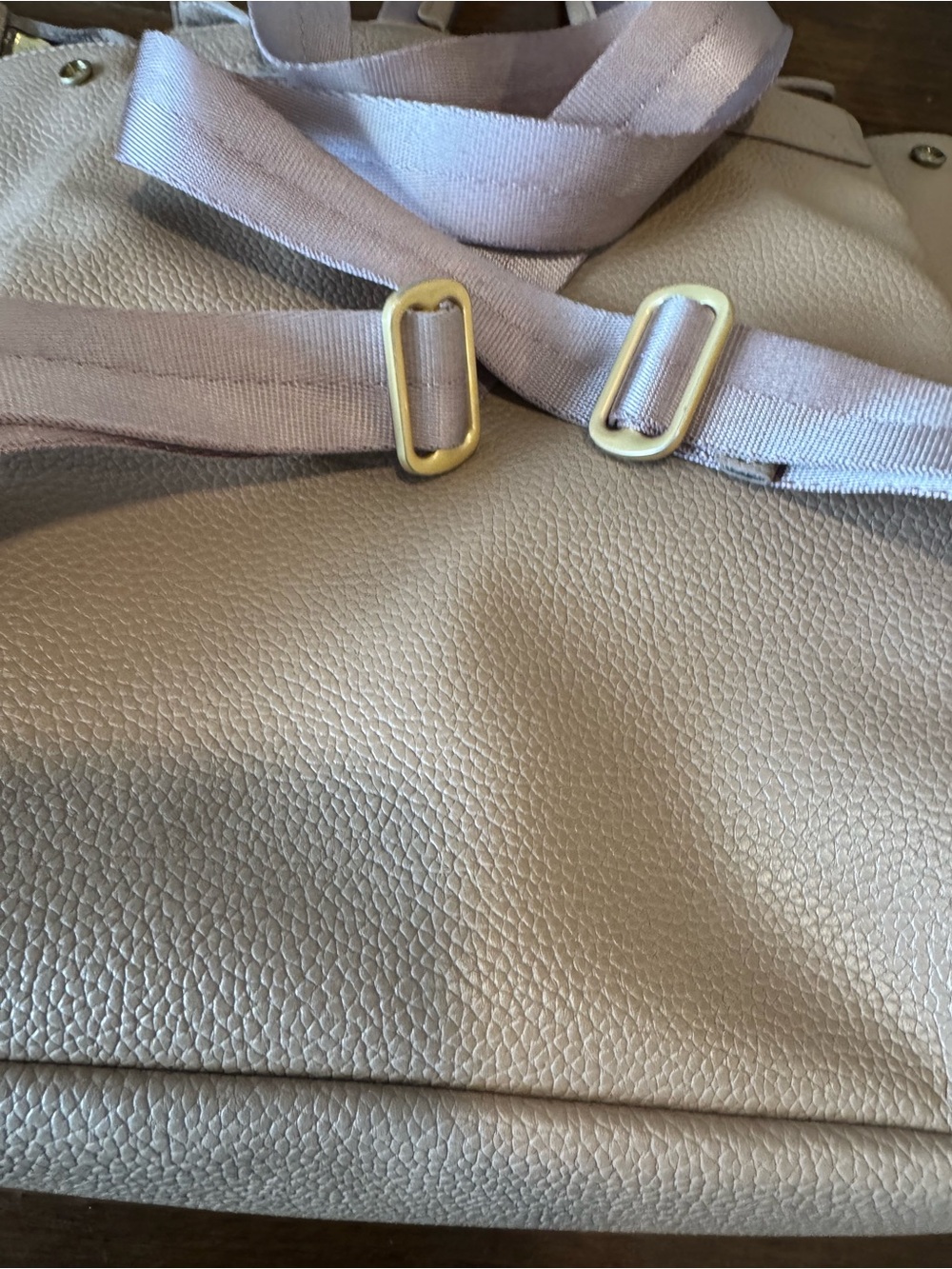 Freshly Picked Butterscotch Mini Classic Diaper Bag Backpack Vegan Leather - Picture 3 of 15